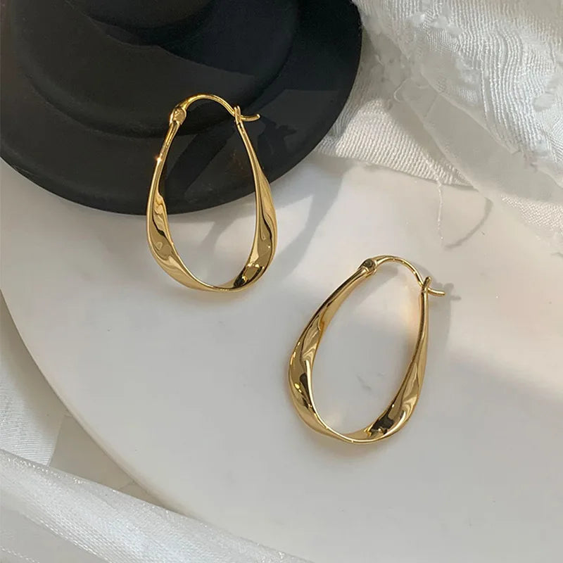 Silvara Twisted Hoops