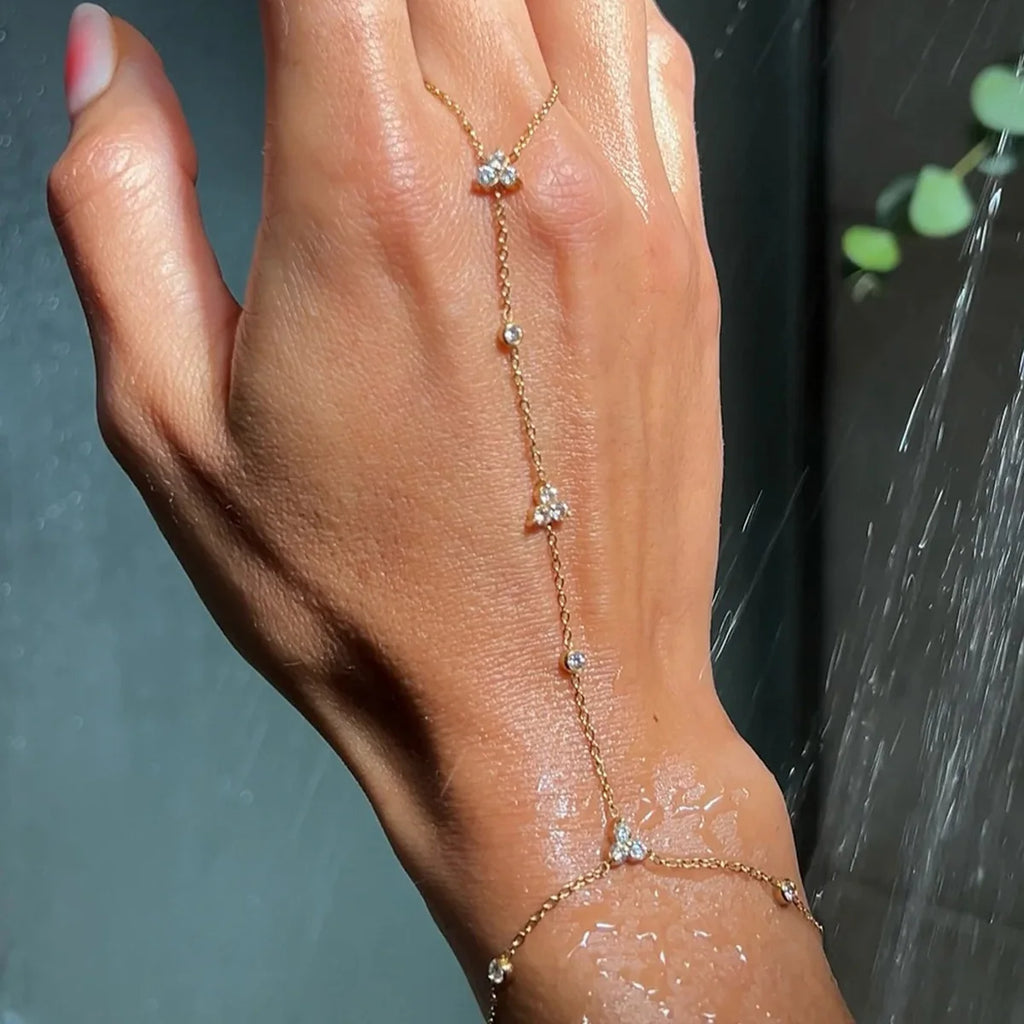Lumière Fleur Crystal Bracelet