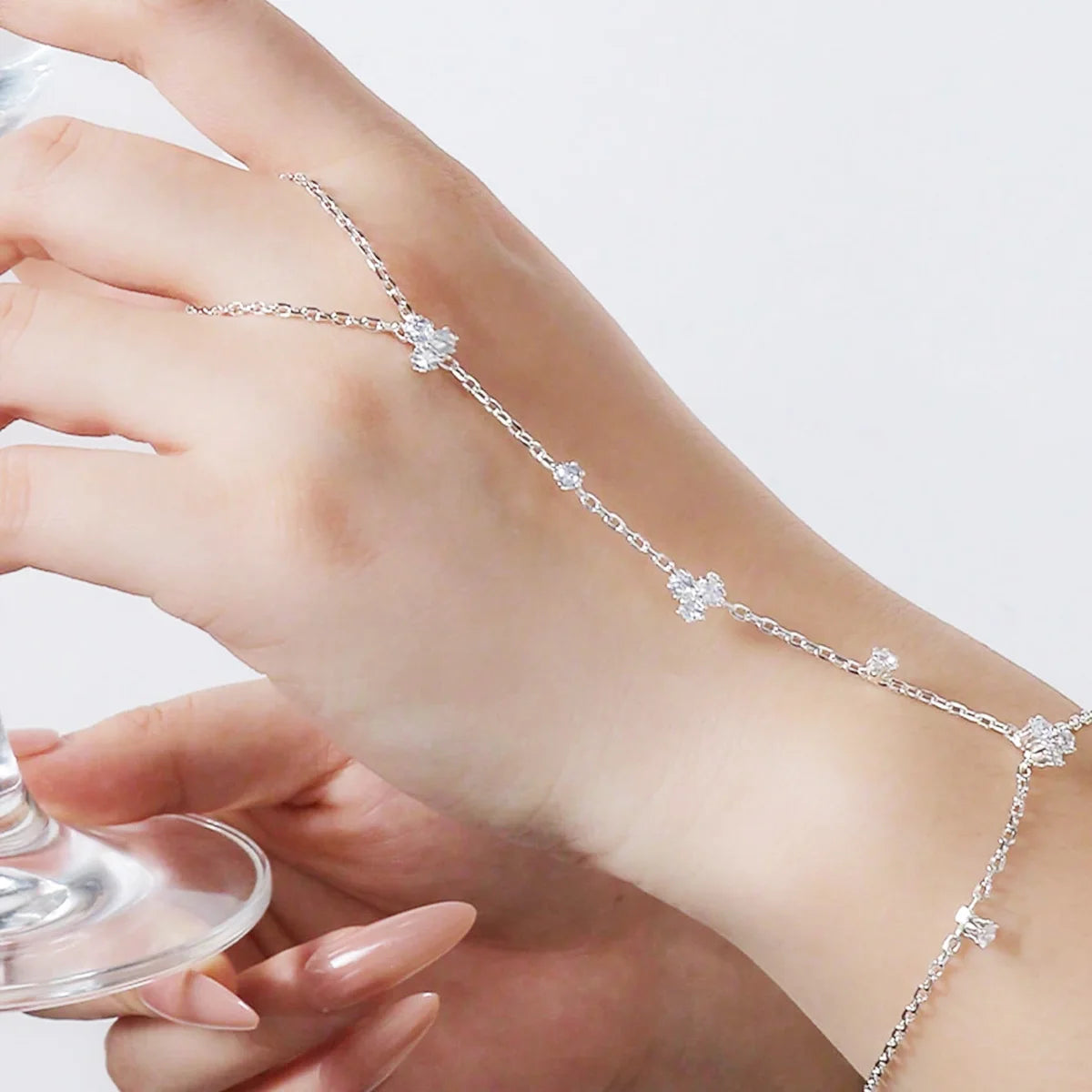 Lumière Fleur Crystal Bracelet